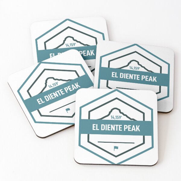 Item preview, 14er Summit Badge - El Diente Peak designed and sold by lexjincoelho.