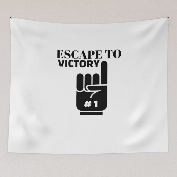 Item preview, Escape To Victory Excellent One hand To Victory In The Air Design designed and sold by jtancrum61.