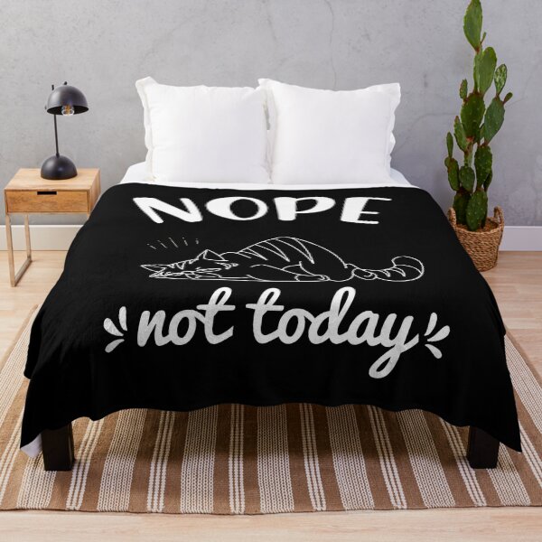 Item preview, Nope Not Today- Funny Cute Cat -Today Nope Animal-Funny Lazy Cat Nope-Great Christmas Birthday Mother's Day designed and sold by Rassitni.