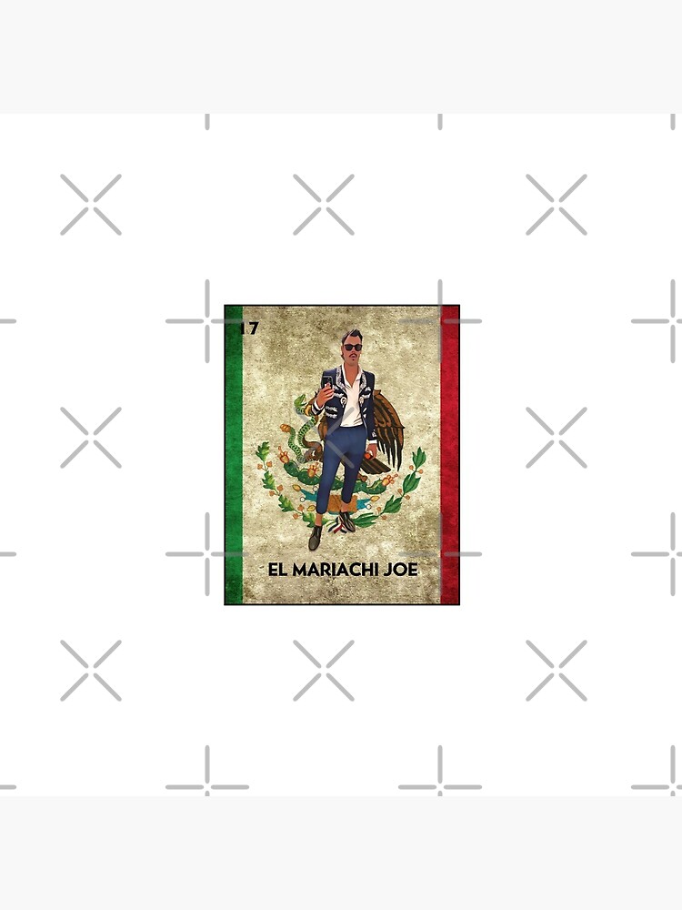 Joe Kelly Mexican Loteria: El Mariachi Joe. Funny Spanish. Los
