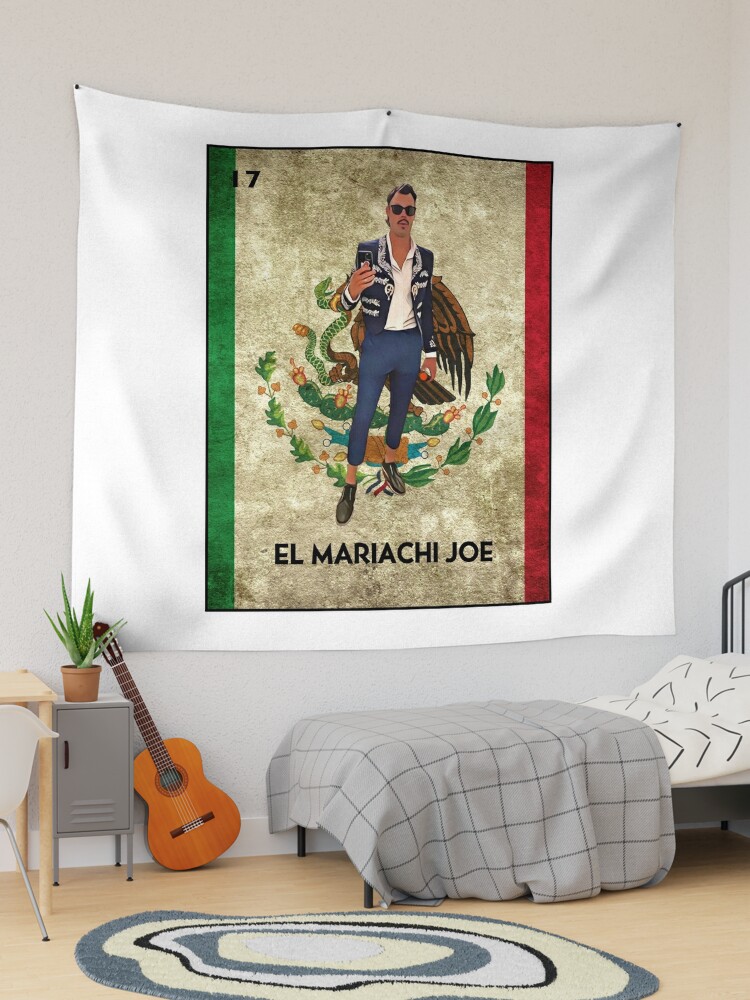 Joe Kelly Mexican Loteria: El Mariachi Joe. Funny Spanish. Los