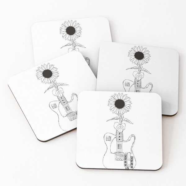 Item preview, Sunflower Guitar- White designed and sold by Weston Ortiz.