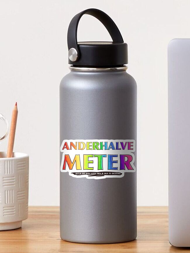 Thumbnail 1 of 3, Sticker, Anderhalve Meter designed and sold by NeuroElfje.
