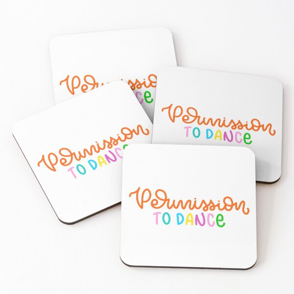 Item preview, Permission to Dance (BTS lyrics) designed and sold by box-of-colors.
