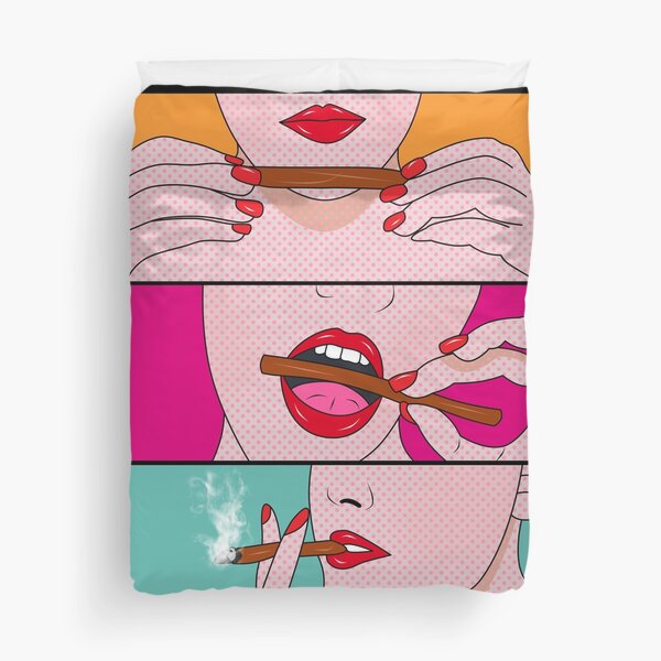 weed lady Duvet Cover