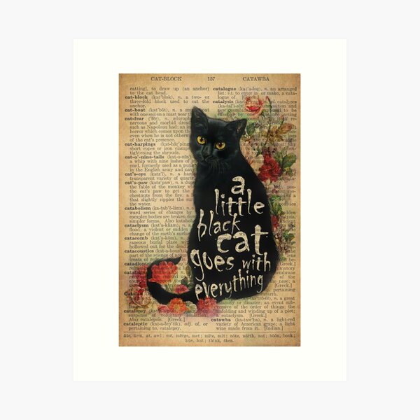 Item preview, Little Black Cat designed and sold by Doris Abney.