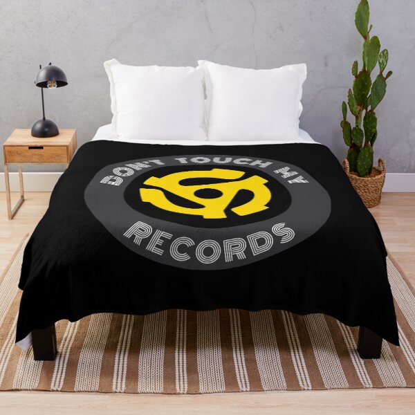 Item preview, Don't Touch My Records - Vinyl Record Collector Vinyls Lover Badge designed and sold by palmettodigital.