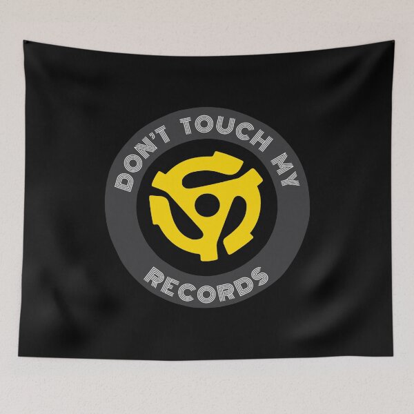 Item preview, Don't Touch My Records - Vinyl Record Collector Vinyls Lover Badge designed and sold by palmettodigital.