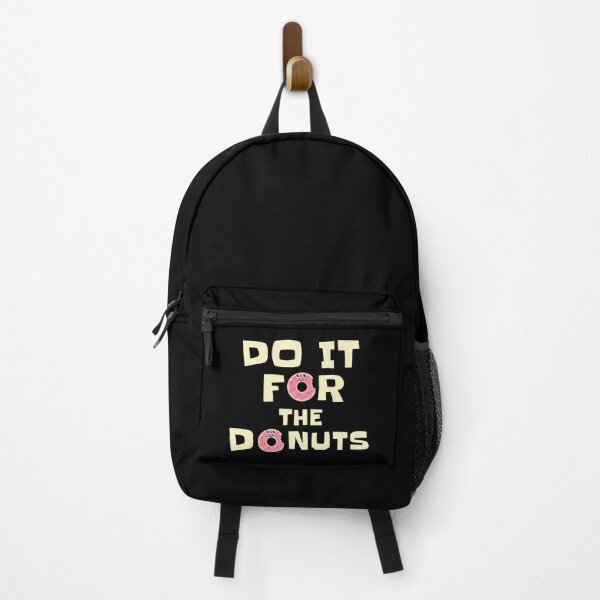 Item preview, Do It For The Donuts White - Funny Gym designed and sold by GymWearDepot.