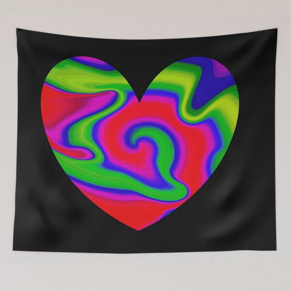 Item preview, Rainbow Swirl Heart designed and sold by rainestore.