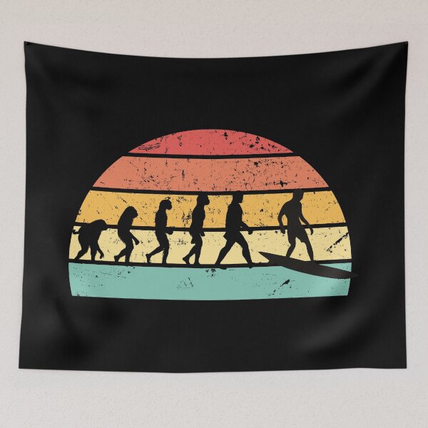 Item preview, Surfing Evolution Surfer funny gift designed and sold by Pau Baz.