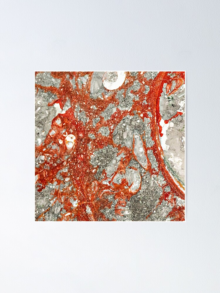 Thumbnail 1 of 3, Poster, Red Marble Stone Design designed and sold by Piper-Deals.