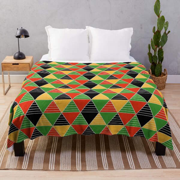 Item preview, AFRICAN MULTICOLOR PATTERN RED/YELLOW/BLACK/GREEN/WE WILL ALL GET THERE designed and sold by wildwhimsical.