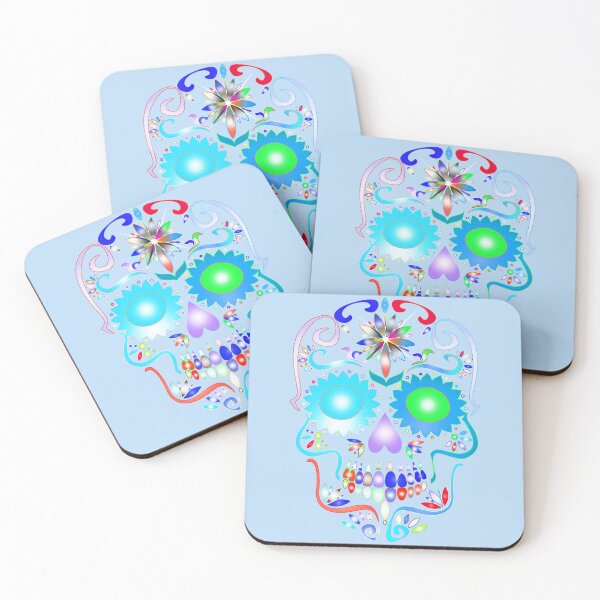 Item preview,  Shiny Sugar Skull designed and sold by Gothic Fantasy.