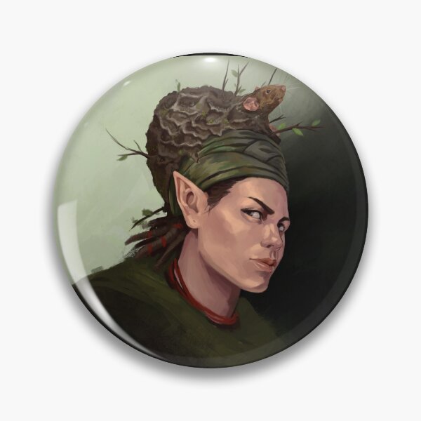 Item preview, Druidic Elf with Rat in Hair designed and sold by MonstersofRoll.