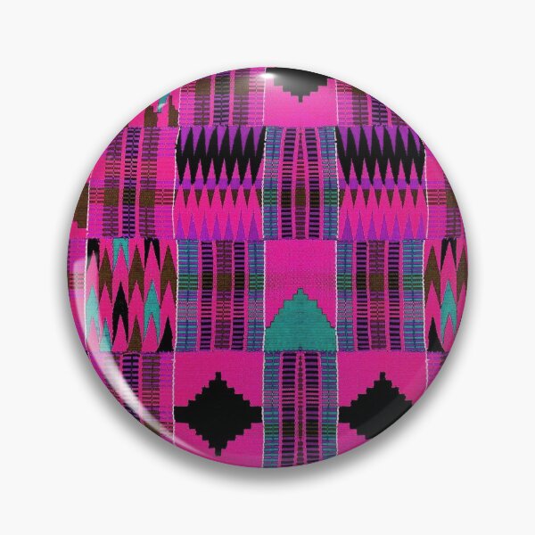 Item preview, African Kente Cloth Patterns HOTPINK designed and sold by wildwhimsical.