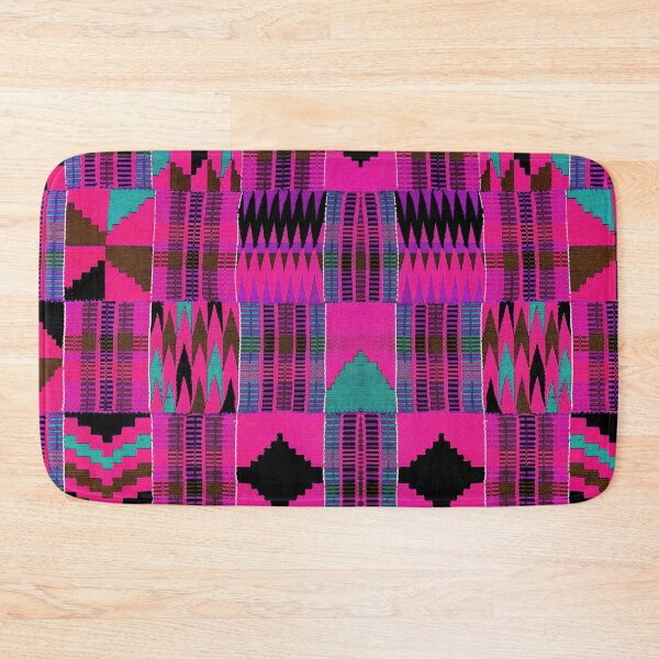 Item preview, African Kente Cloth Patterns HOTPINK designed and sold by wildwhimsical.
