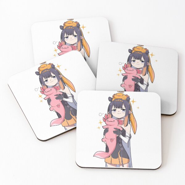 Item preview, Ina Ninomae with Axolotls designed and sold by MinyGeckoGaming.
