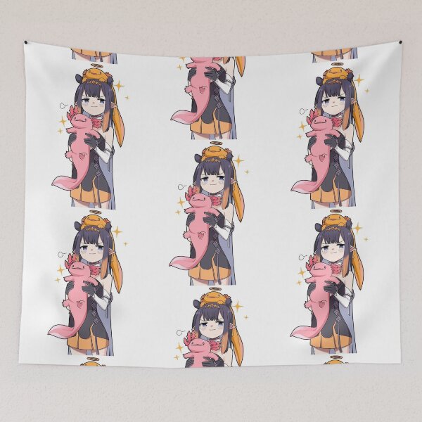 Item preview, Ina Ninomae with Axolotls designed and sold by MinyGeckoGaming.