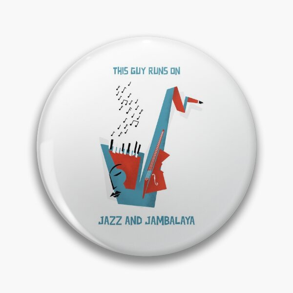 Item preview, This Guy Runs on Jazz and Jambalaya designed and sold by SweetLouiseTees.