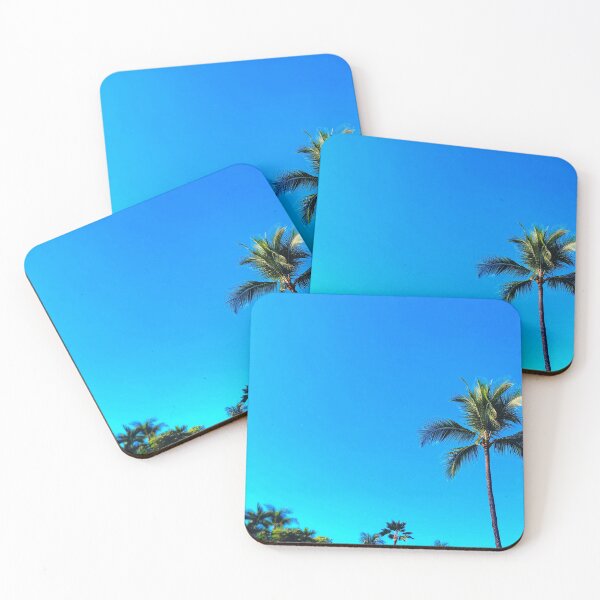 Item preview, Palms on blue designed and sold by Wscholl.