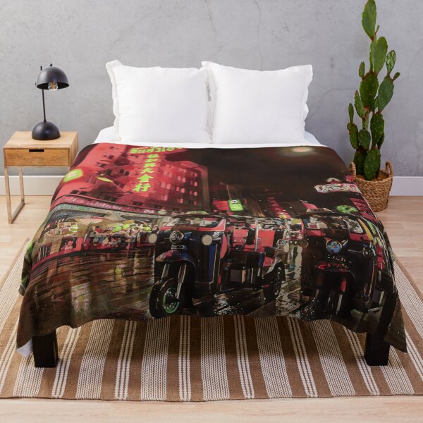 Item preview, Bangkok neon at night designed and sold by imagine-ai.