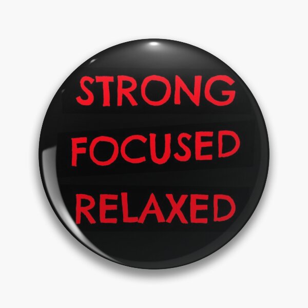Item preview, Strong Focused Relaxed Mantra designed and sold by Marathon-Runner.