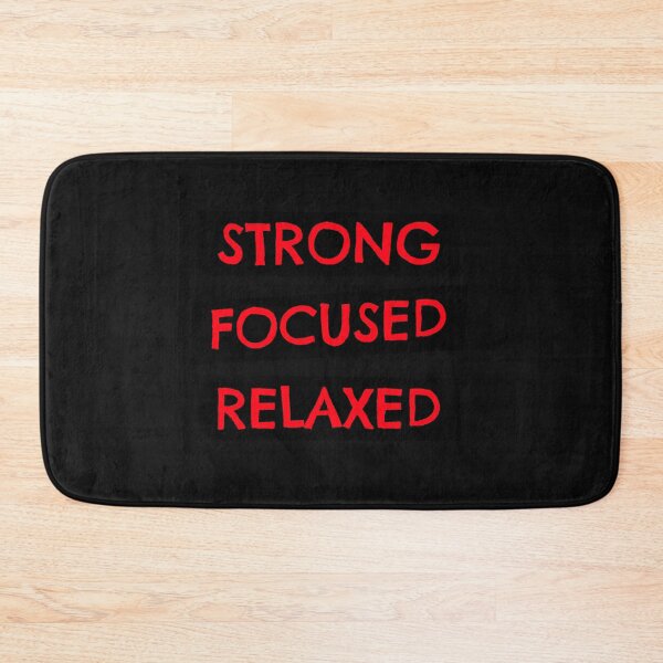 Item preview, Strong Focused Relaxed Mantra designed and sold by Marathon-Runner.