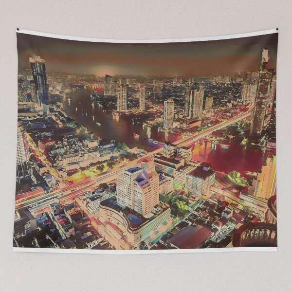 Item preview, Bangkok top view designed and sold by imagine-ai.