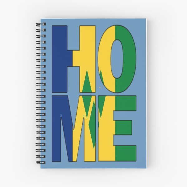 Item preview, St Vincent Flag Collection Spelling HOME - Soca Mode designed and sold by Soca-Mode.