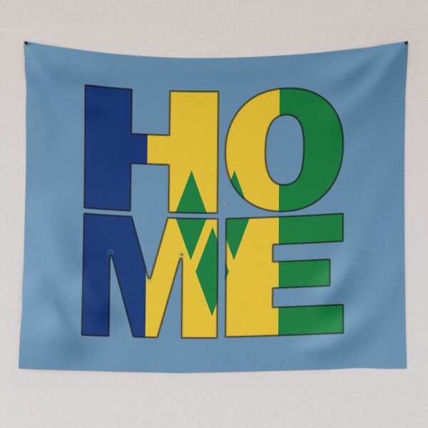 Item preview, St Vincent Flag Collection Spelling HOME - Soca Mode designed and sold by Soca-Mode.