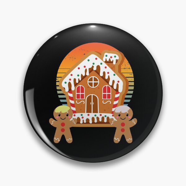 Item preview, Retro Christmas Gingerbread House designed and sold by franktact.