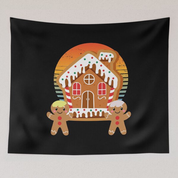 Item preview, Retro Christmas Gingerbread House designed and sold by franktact.