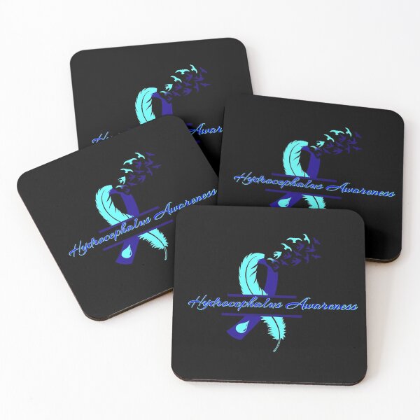Item preview, Hydrocephalus ribbon with birds and feather- hydrocephalus awareness  designed and sold by Designs Of all kinds.