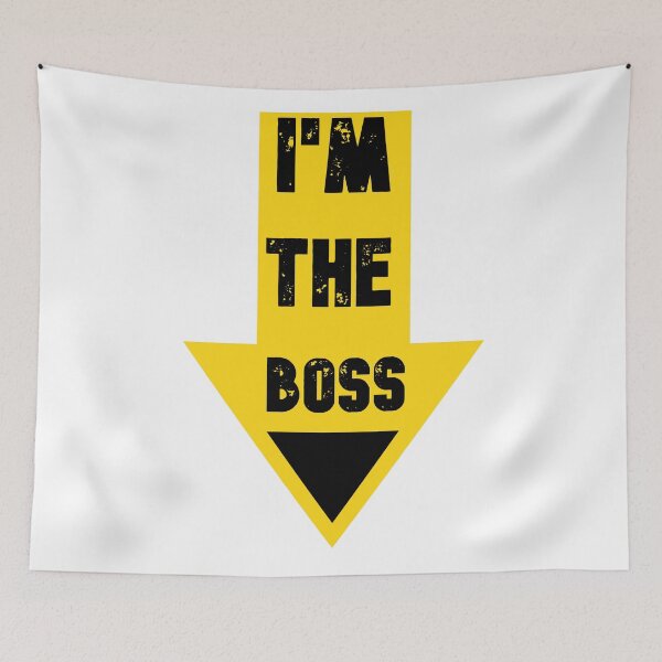 Item preview, I'M THE BOSS designed and sold by RetroPlaceee.