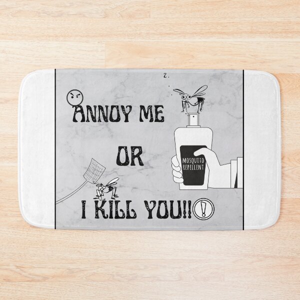 Item preview, Mosquito net; Annoy Me or I kill You! designed and sold by Swagmode.