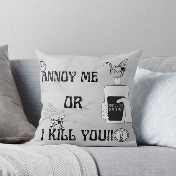 Item preview, Mosquito net; Annoy Me or I kill You! designed and sold by Swagmode.