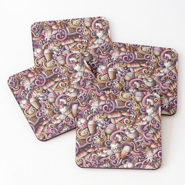 Item preview, Colorful Ice cream seamless pattern, Ice Cream Pattern designed and sold by graphic-genie.