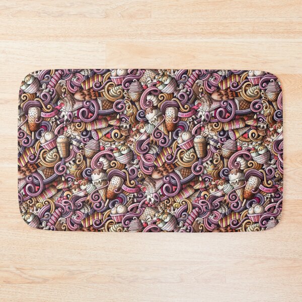 Item preview, Colorful Ice cream seamless pattern, Ice Cream Pattern designed and sold by graphic-genie.