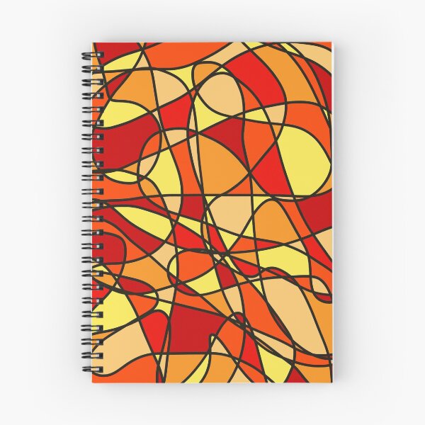 Item preview, Flame Fire Bright Colorful Painting Art Print Abstract Geometric designed and sold by hopecope.