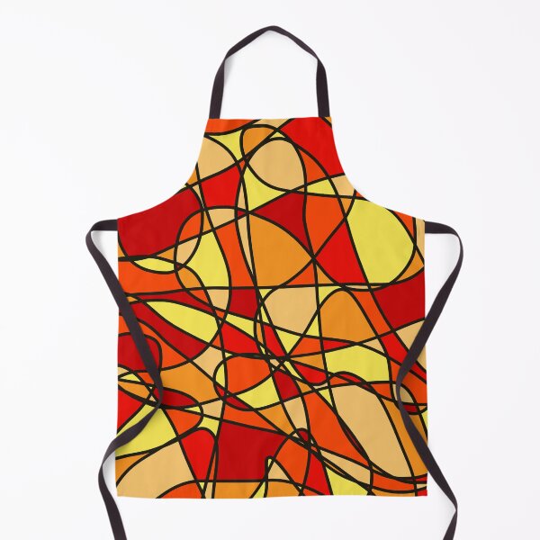 Item preview, Flame Fire Bright Colorful Painting Art Print Abstract Geometric designed and sold by hopecope.