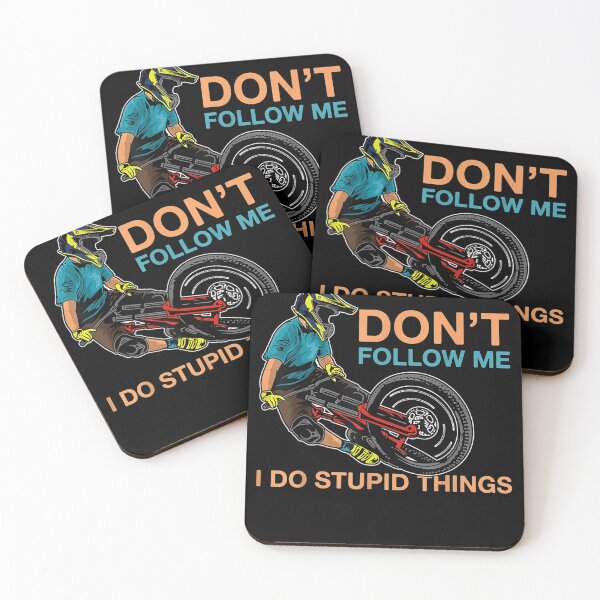 Item preview, Don't Follow Me I Do Stupid Things Mountain Biking  designed and sold by CadellShop.