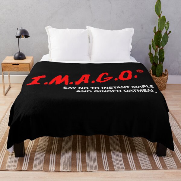 Item preview, Say No to I.M.A.G.O. with white text designed and sold by SporadicMerch.