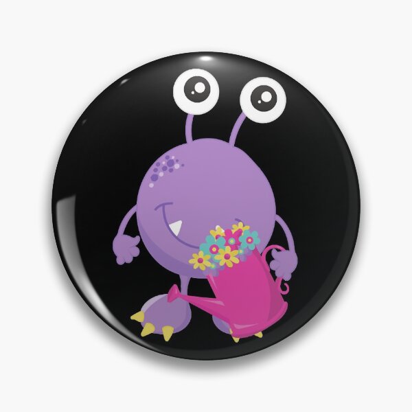 Item preview, Spring Monster, Purple Monster, Colorful Flowers  designed and sold by rumortolayo.