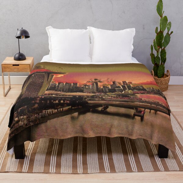 Item preview, Singapore sunset designed and sold by imagine-ai.