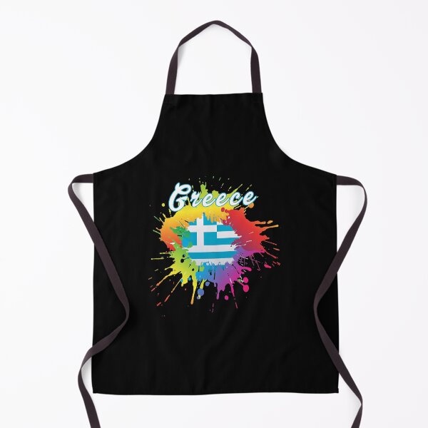 Item preview, Greece Flag Gay Pride Colorful Splash designed and sold by emryckvilch.