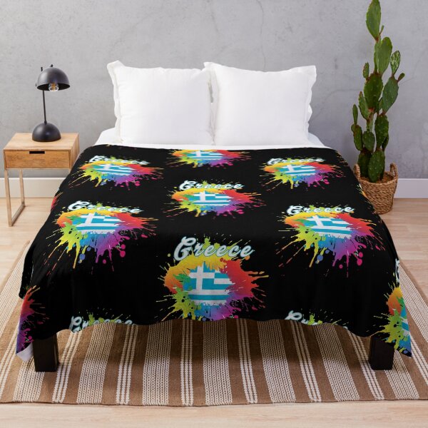 Item preview, Greece Flag Gay Pride Colorful Splash  designed and sold by emryckvilch.