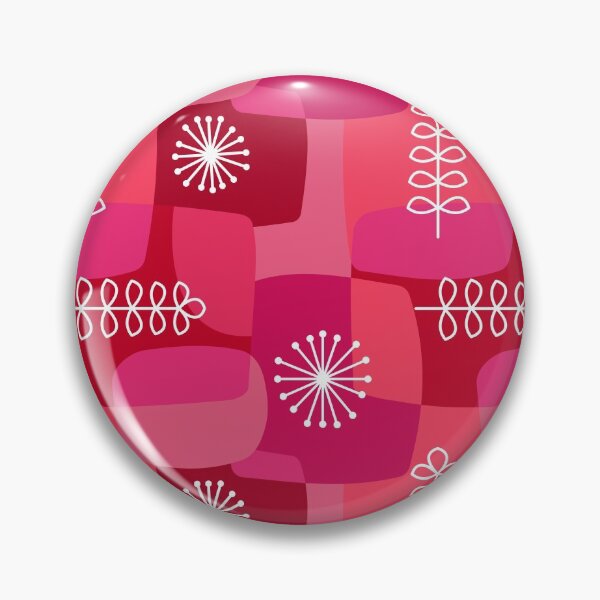Item preview, Vintage look print in pinks and reds designed and sold by MHen.
