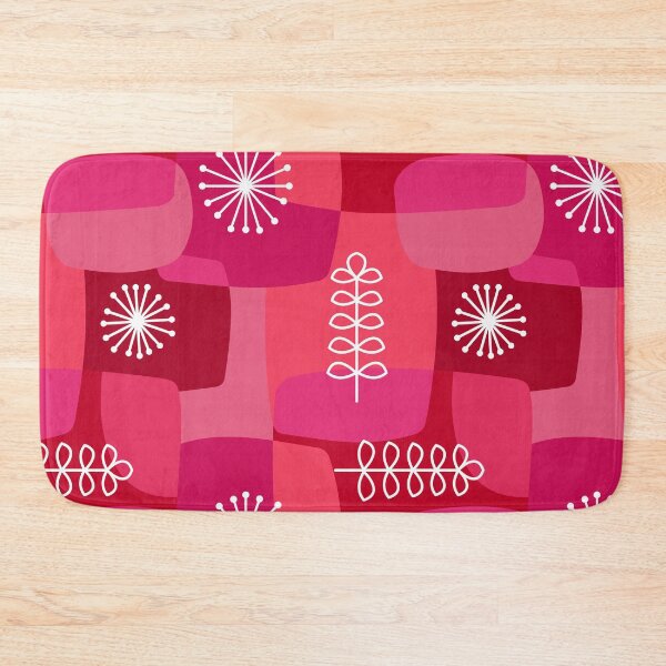 Item preview, Vintage look print in pinks and reds designed and sold by MHen.