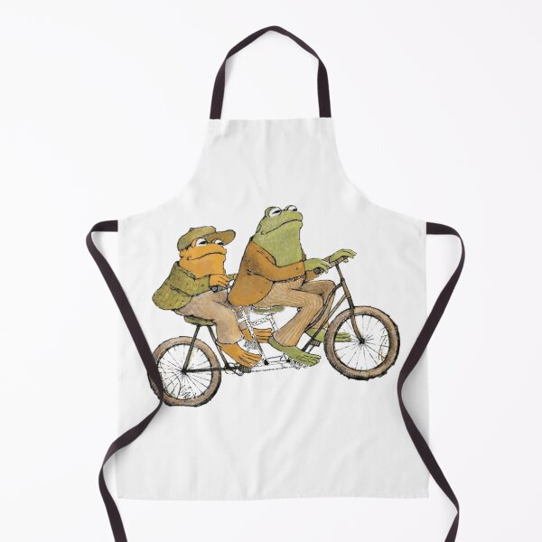 Item preview, frog and toad riding a bicycle designed and sold by mackguthmann.